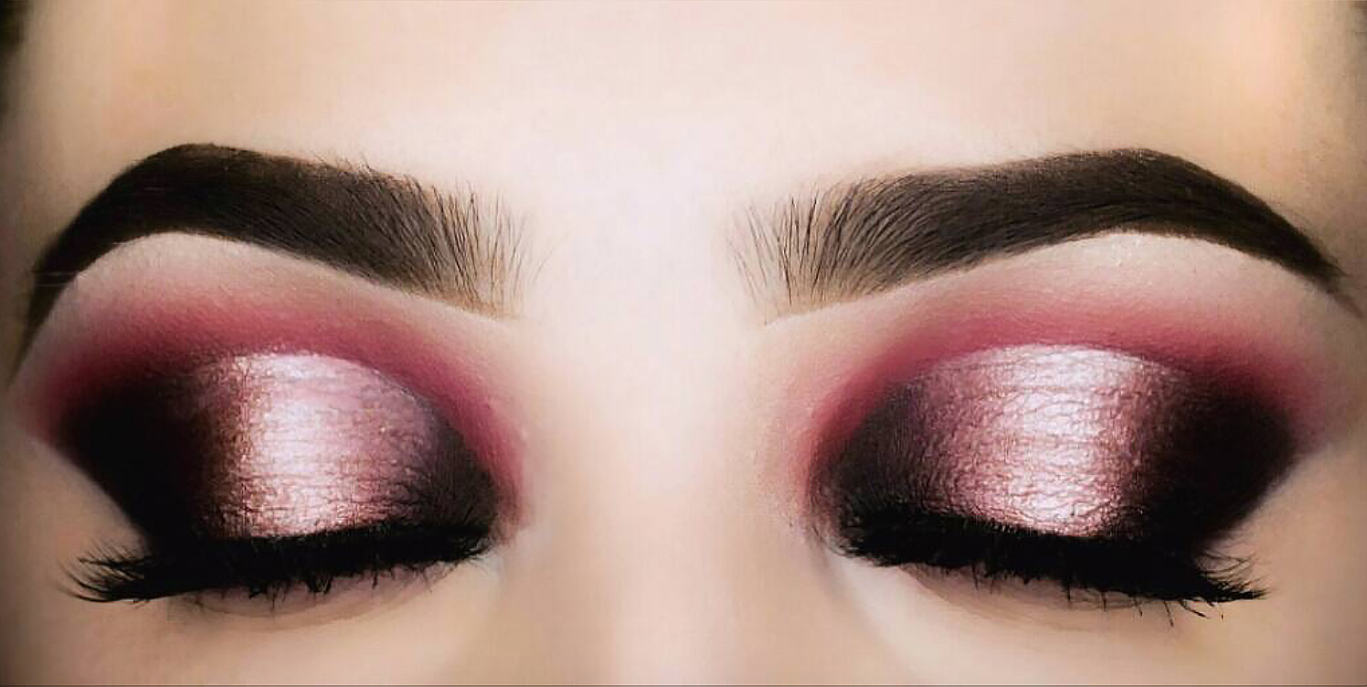 Pink make-up trend 2017 - how to wear pink eyeshadow